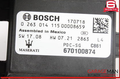 17-20 Maserati Levante M161 Park Parking Assist Control Module 670100874 OEM