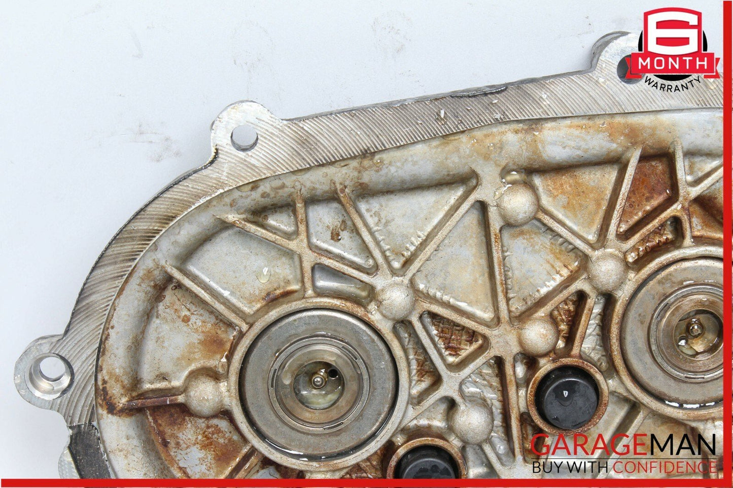 06-10 Mercedes W221 S550 R350 E350 Front Right Engine Timing Chain Cover Plate