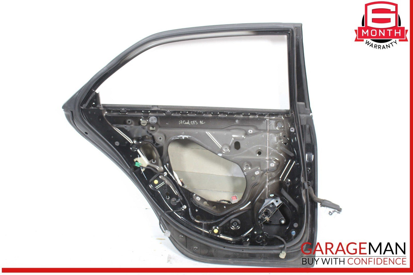 14-19 Cadillac CTS Rear Left Driver Side Exterior Door Shell Panel Black OEM