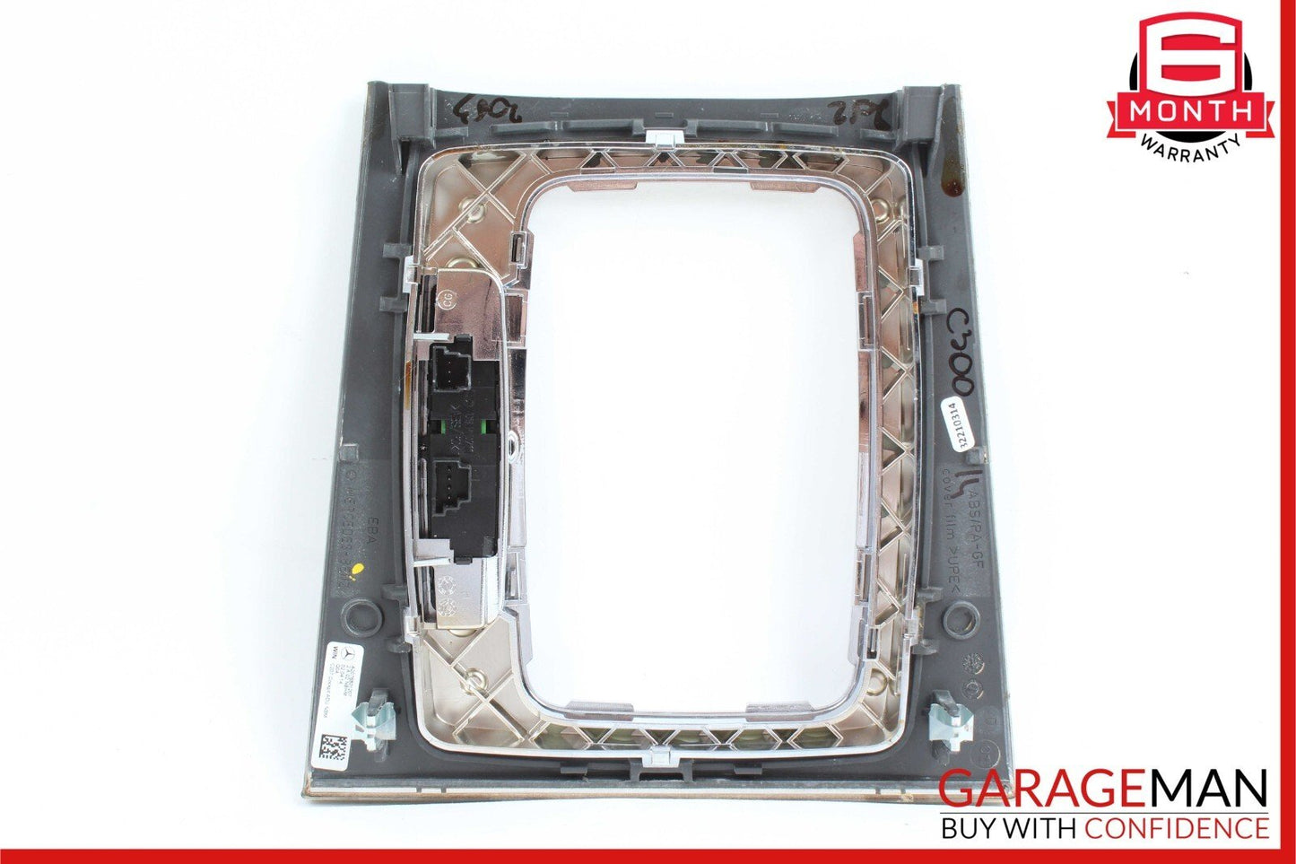08-15 Mercedes W204 C300 Center Console Shifter Trim Cover Panel Bezel Wood OEM