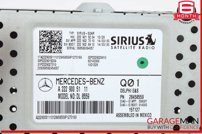 15-20 Mercedes W205 C300 4MATIC Satellite Radio Receiver Control Module Unit OEM