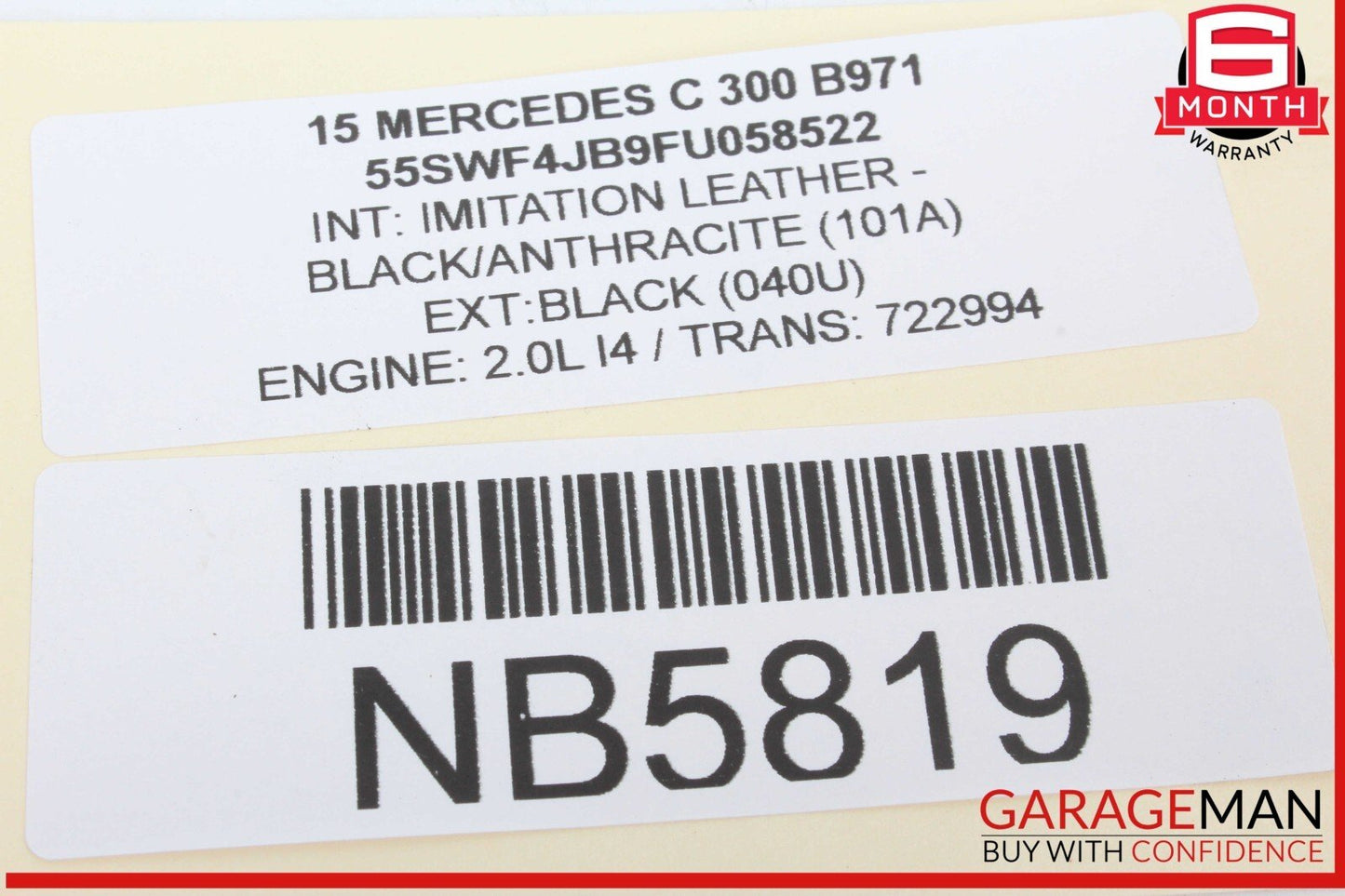 15-20 Mercedes W205 C300 C350e C43 AMG Rear Left Side Door Lock Latch Actuator