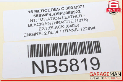 15-20 Mercedes W205 C300 C350e C43 AMG Rear Left Side Door Lock Latch Actuator