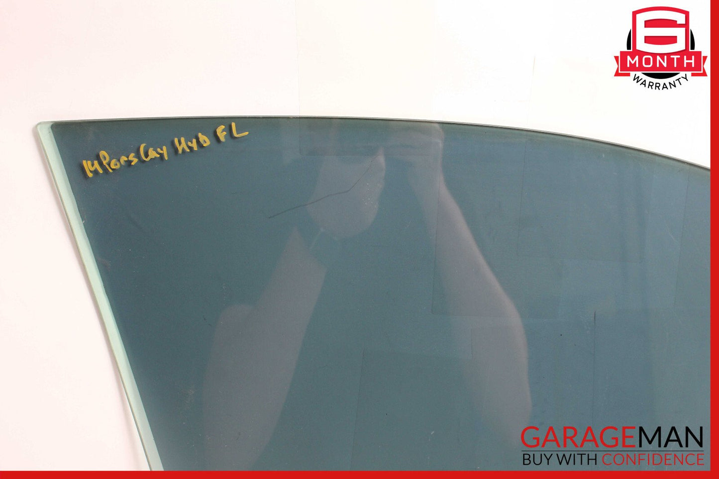 11-18 Porsche Cayenne 958 Front Left Driver Side Door Window Glass OEM
