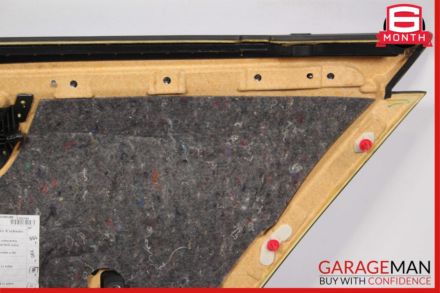 07-09 Mercedes W221 S550 Rear Left Side Interior Door Panel Cover Trim Black