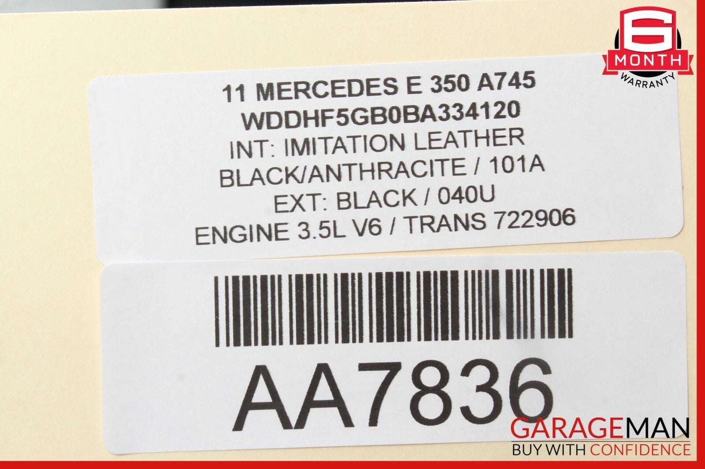08-14 Mercedes E350 C250 C300 Rear Right Side Door Lock Latch Actuator