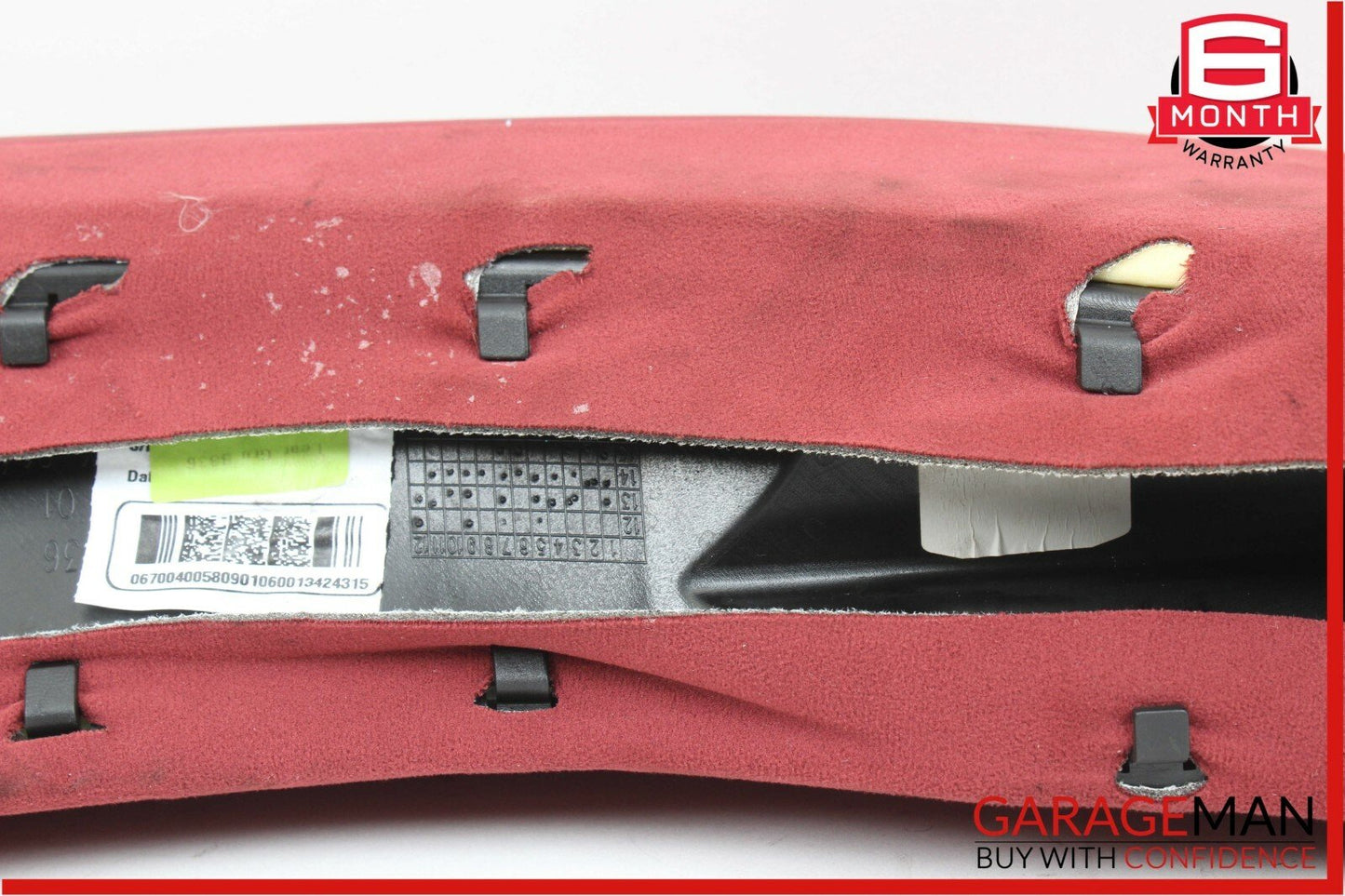 14-18 Maserati Quattroporte Rear Right Side Seat Bolster Cushion Pad Cover Red