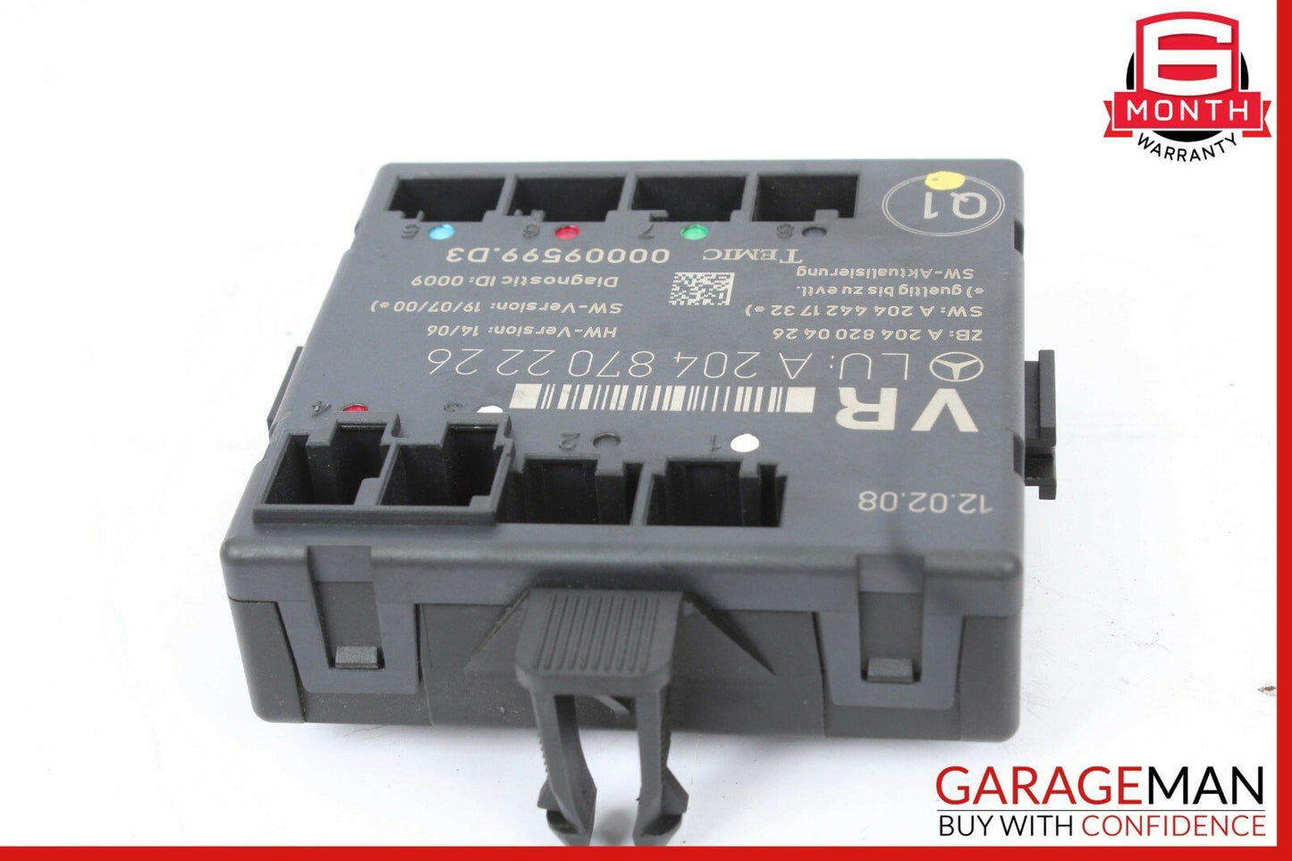 08-14 Mercedes W204 C350 C63 AMG Front Right Side Door Control Module Unit