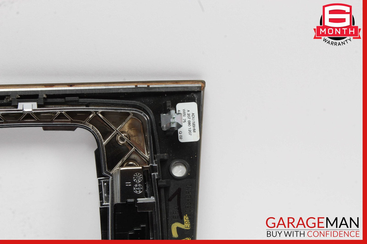 08-15 Mercedes W204 C350 Center Console Shifter Trim Cover Panel Bezel Wood Assy