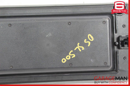 03-06 Mercedes R230 SL500 Center Console Arm Rest Armrest Storage Cover Gray