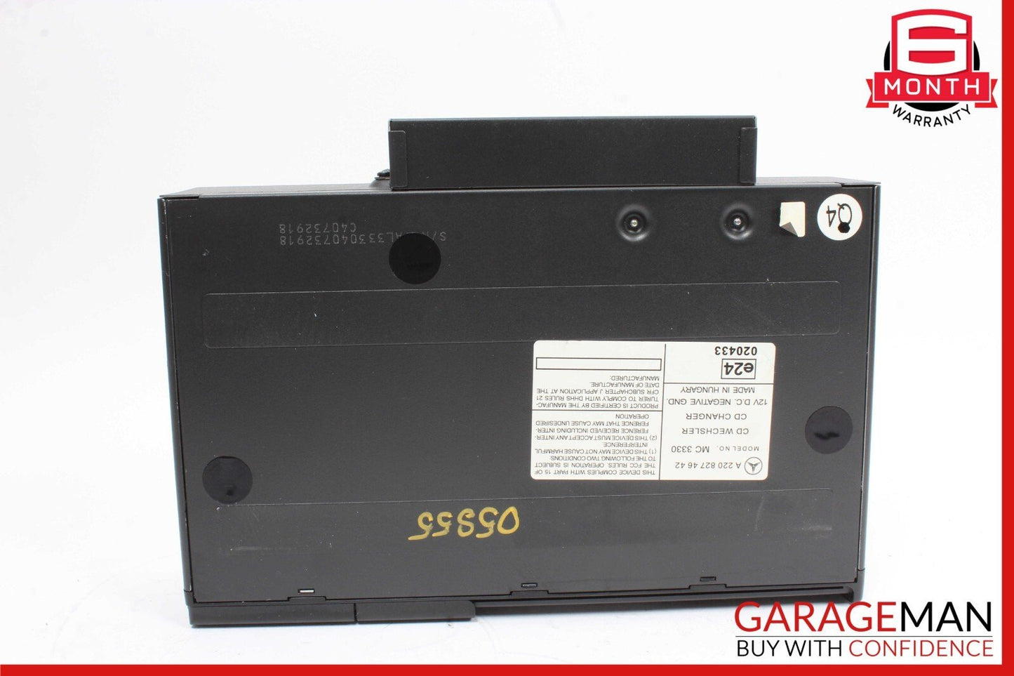 03-08 Mercedes R230 SL500 SL600 CL55 S55 AMG 6 Disk CD Changer Player MC3330