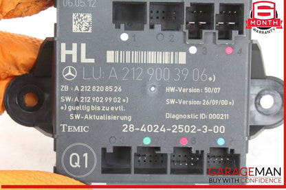 08-14 Mercedes W212 E350 Rear Left Driver Side Door Control Module Unit OEM