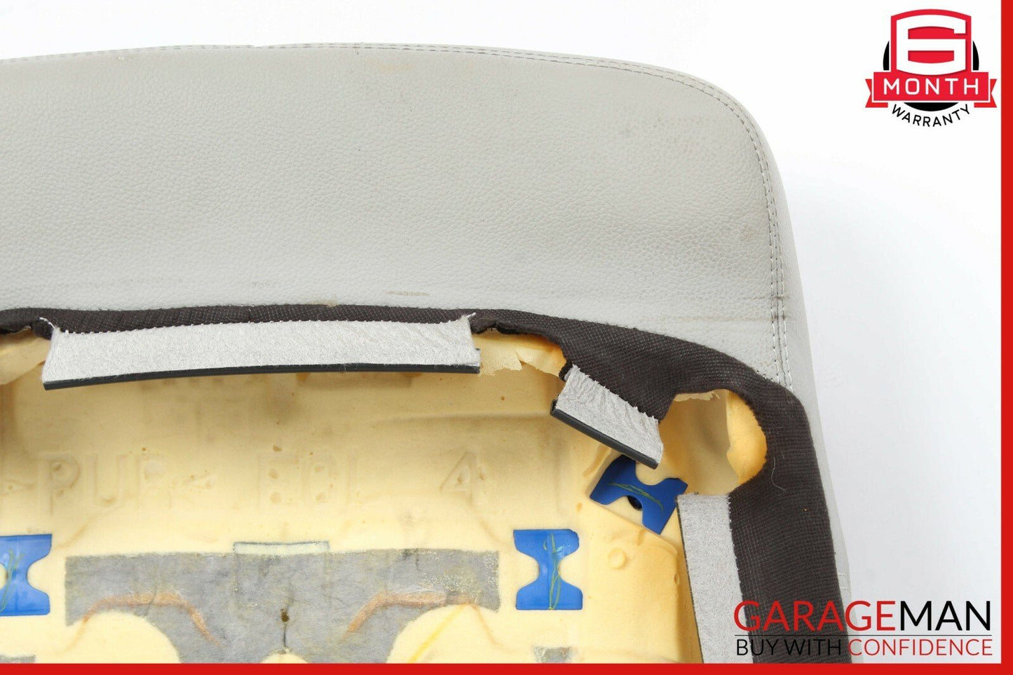 06-08 Mercedes W164 ML350 Front Left Side Top Upper Seat Cushion Cover Grey