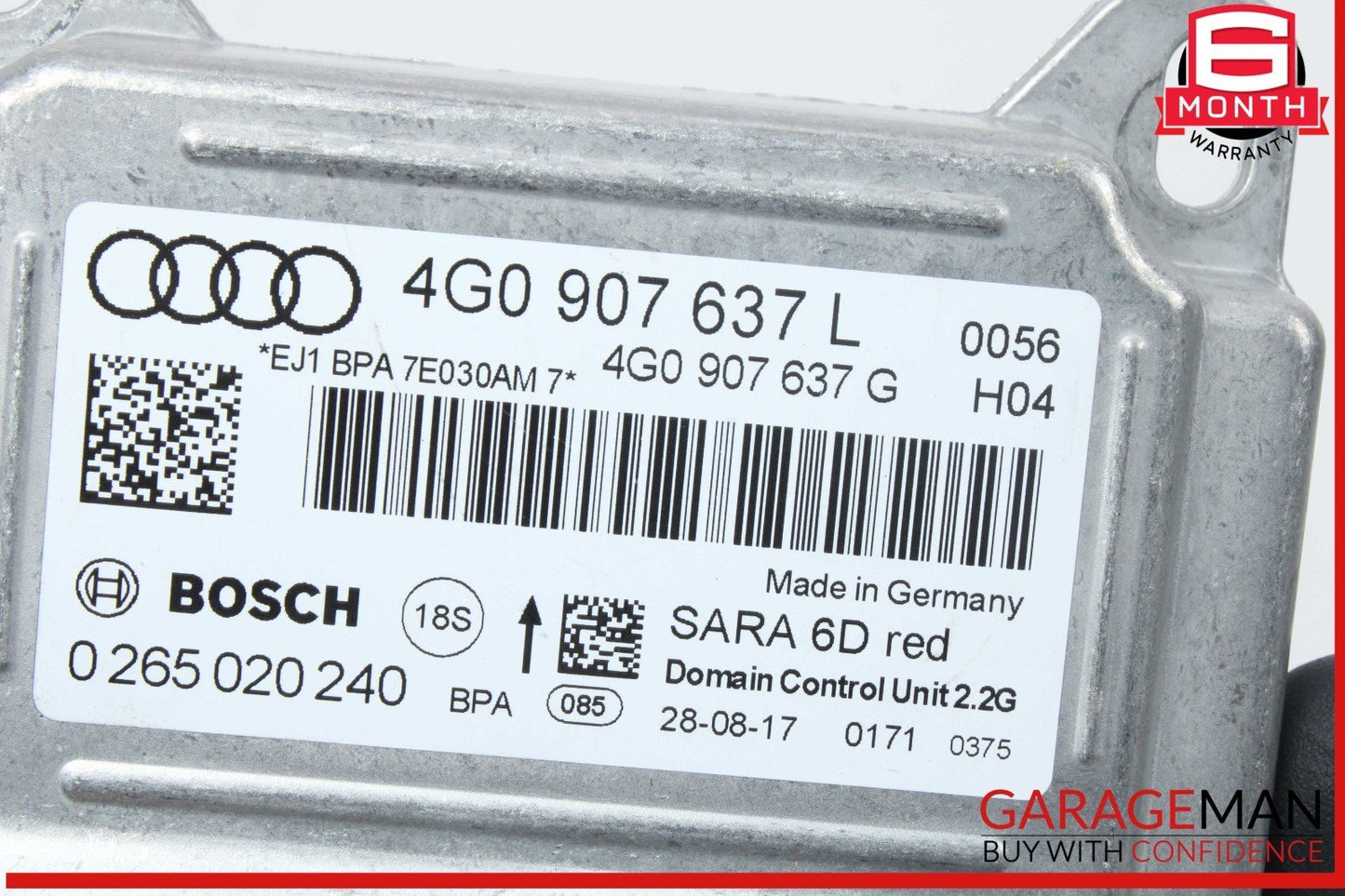 12-18 Audi S6 A7 A6 Yaw Rate Accelerator Stability Speed Control Sensor OEM