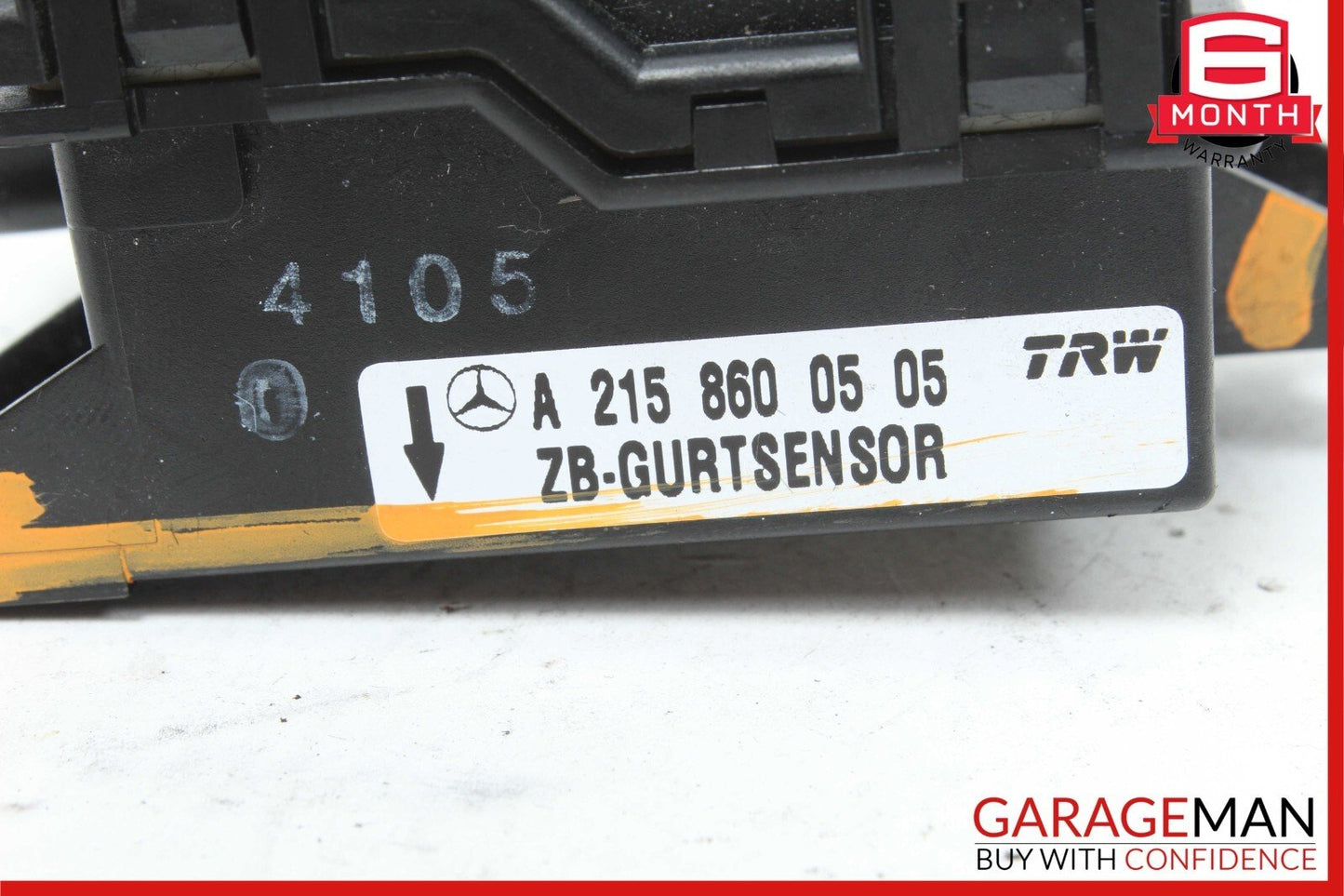 00-14 Mercedes R230 SL500 CL550 CL500 Seat Belt Seatbelt Tension Sensor Module