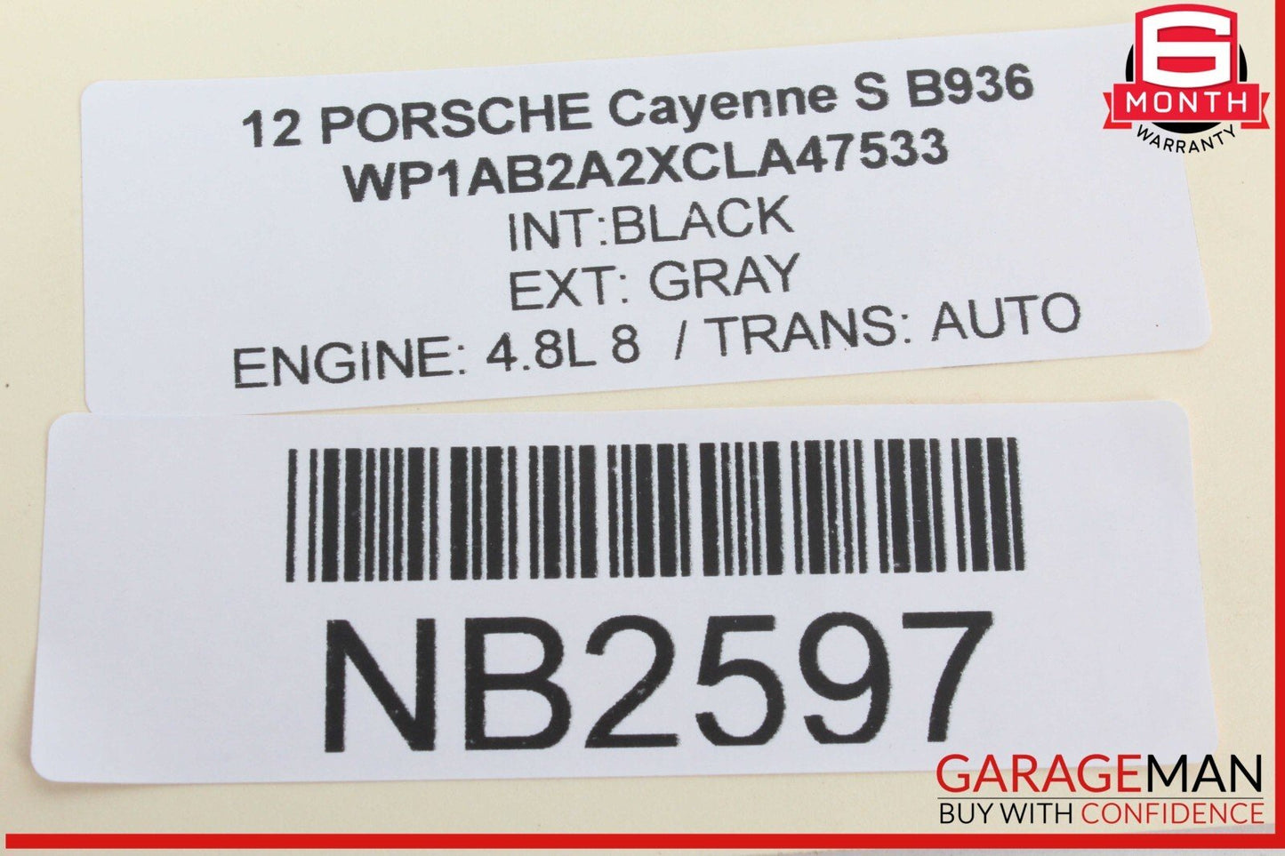 11-14 Porsche Cayenne S 958 Rear Trunk Lid Liftgate Control Module Unit OEM
