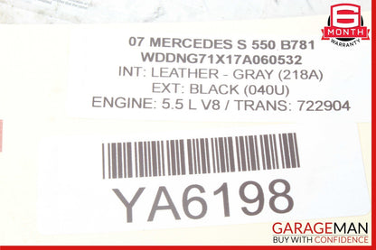 07-14 Mercedes W221 S550 CL550 Front Right Passenger Side Lower Control Arm OEM