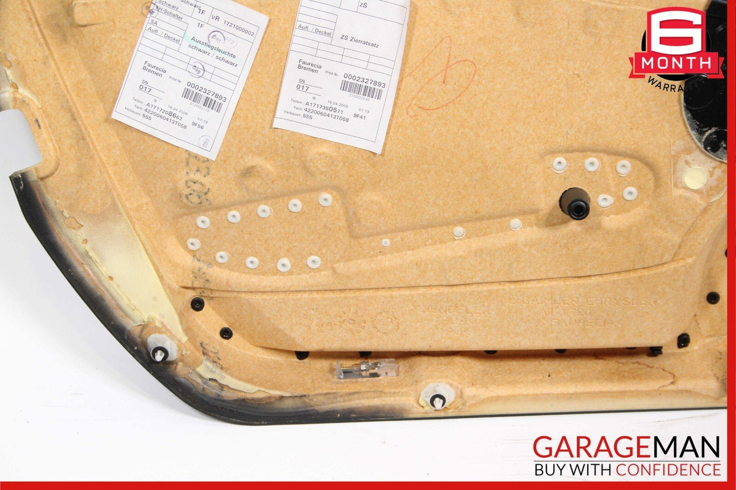 05-11 Mercedes R171 SLK280 SLK350 Front Right Passenger Interior Door Panel OEM