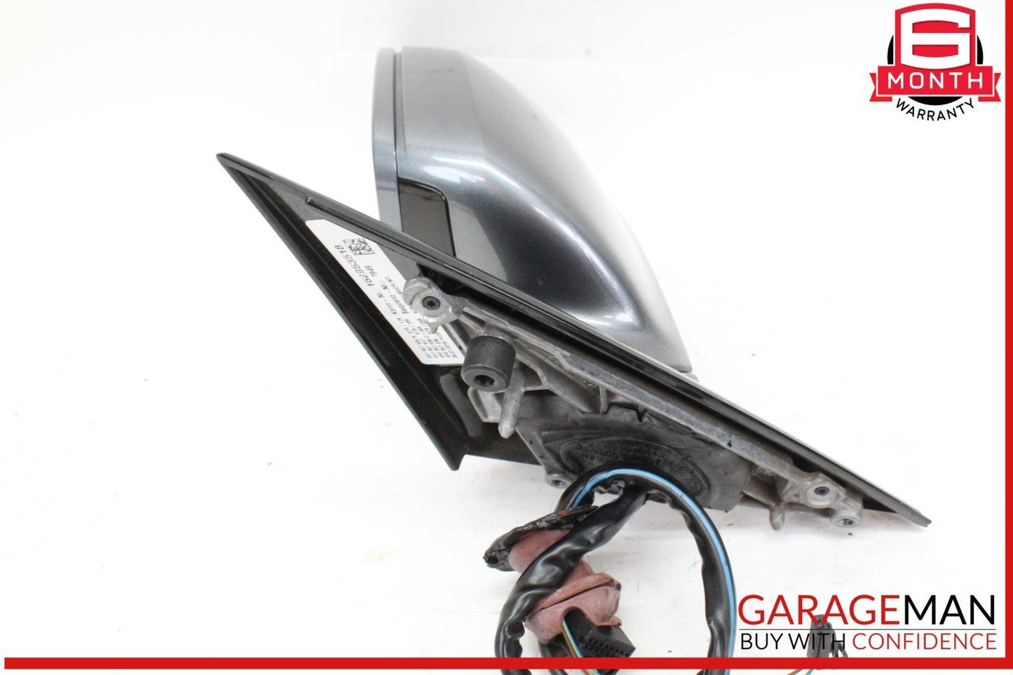 11-18 Audi A8 S8 Front Left Driver Side Door Rear View Mirror Gray w/ Camera OEM