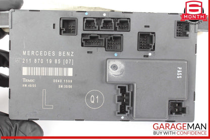 03-09 Mercedes W211 E350 Front Left Driver Side Door Control Module Unit OEM