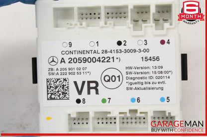 16-19 Mercedes W205 C300 C350e Front Right Passenger Side Door Control Module