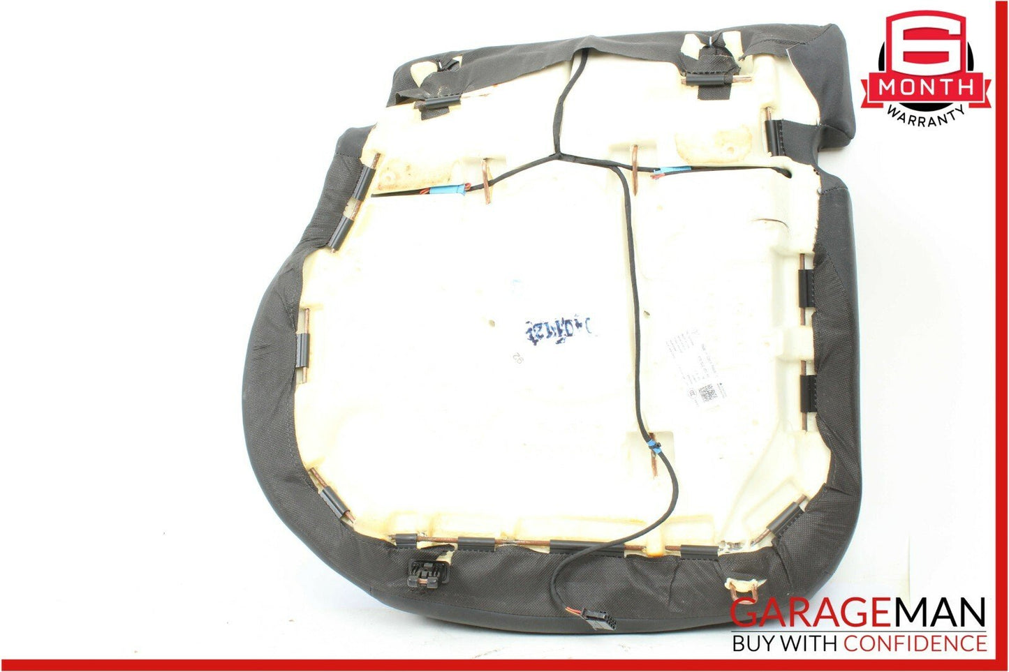 10-15 Porsche Panamera 970 Rear Left Driver Side Lower Bottom Seat Cushion Black