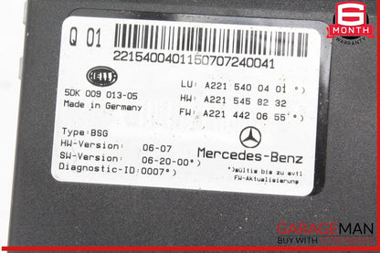 07-14 Mercedes W221 S550 CL550 Electric Power Supply Fuse Box Control Module