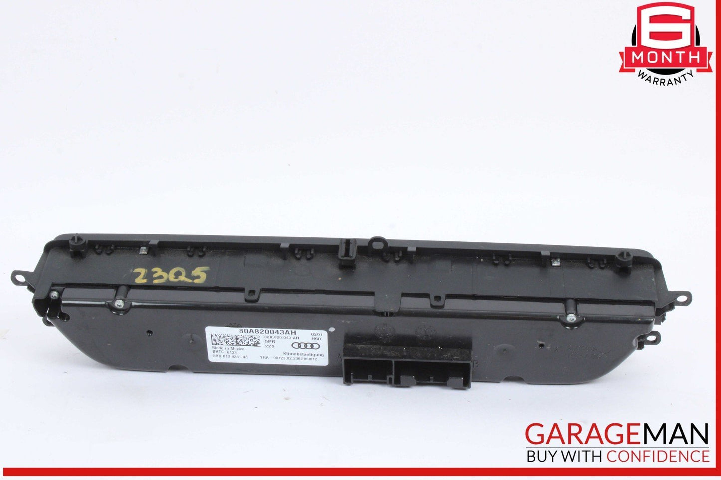 18-25 Audi Q5 Front Heater HVAC Temperature Climate Control Unit 80A820043AH OEM