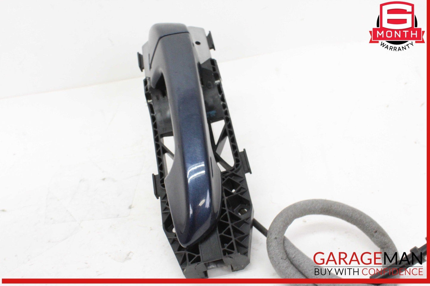 11-18 Porsche Cayenne 958 Front Left Driver Side Exterior Door Handle Blue OEM
