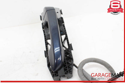 11-18 Porsche Cayenne 958 Front Left Driver Side Exterior Door Handle Blue OEM