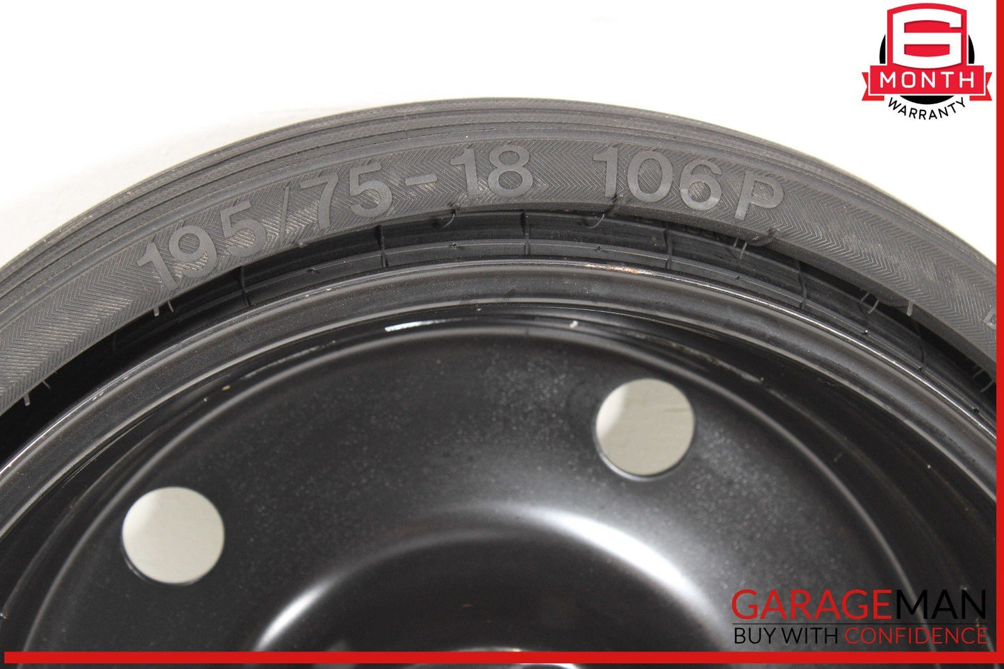 09-17 Audi Q5 Emergency Spare Wheel Rim Tire 6 x 18 ET32 OEM