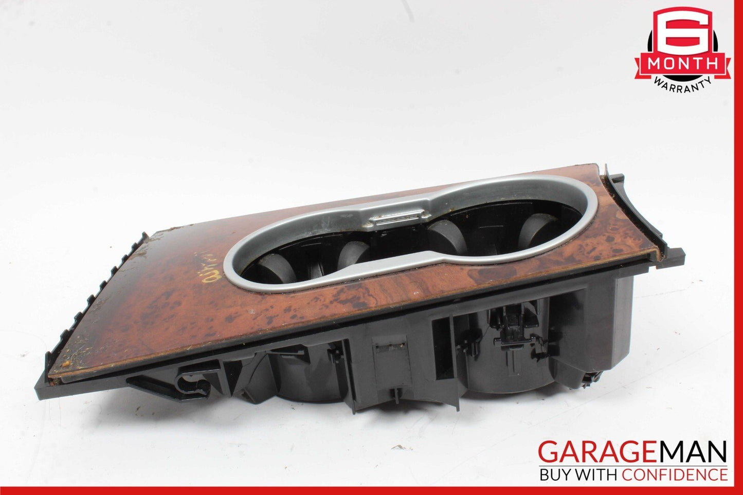 06-12 Mercedes X164 GL450 GL550 ML63 Center Console Cup Holder Compartment Wood