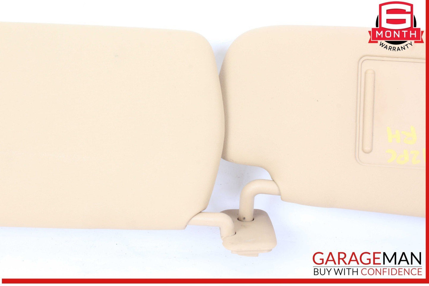 11-14 Porsche Cayenne 958 Front Right Side Sun Visor Sunvisor Beige OEM