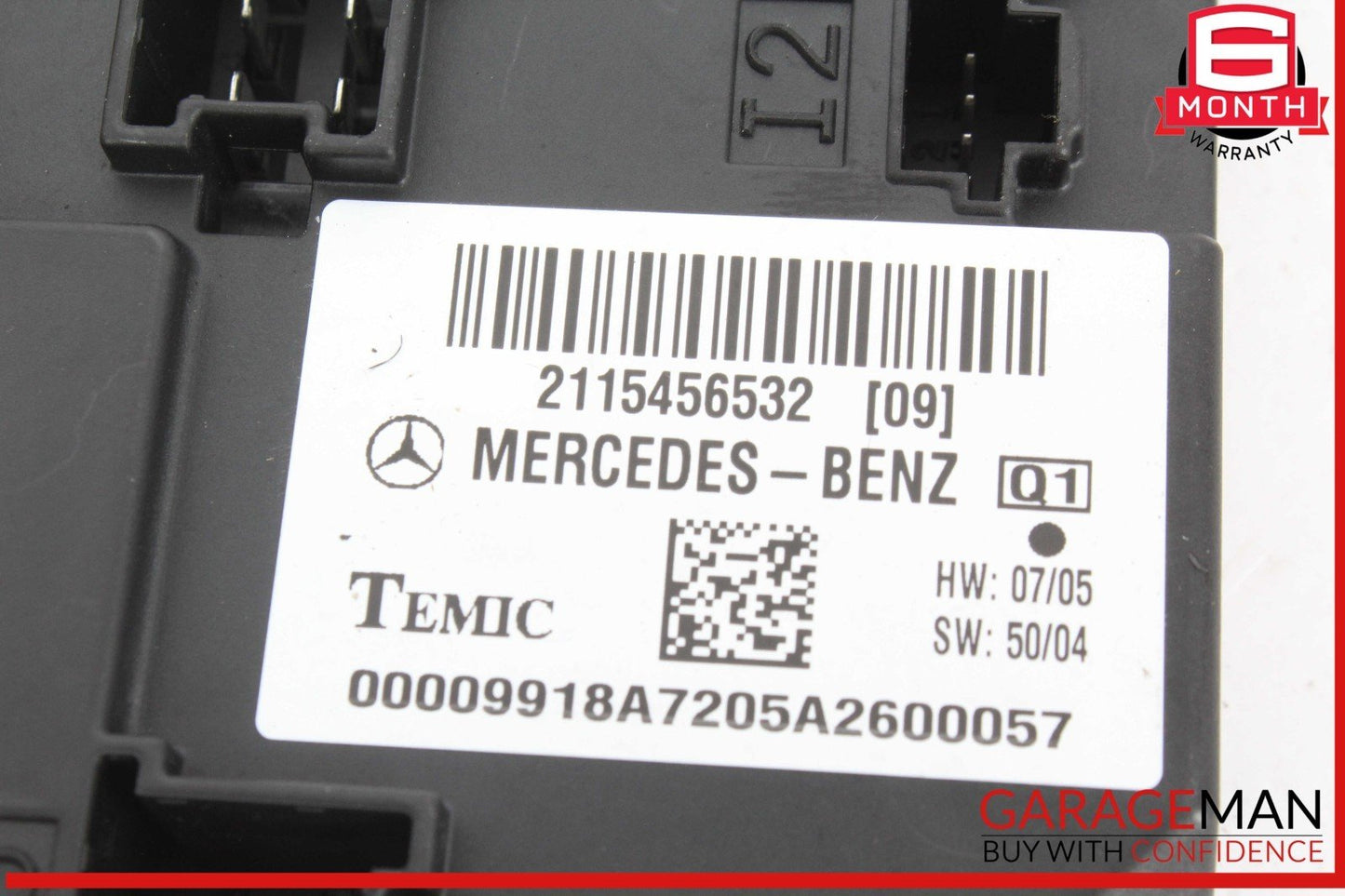 03-11 Mercedes W219 CLS500 E350 CLS550 Body Control Module BCM 2115456532 OEM