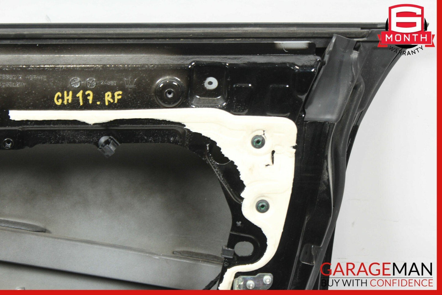 14-17 Maserati Ghibli Front Right Passenger Side Exterior Door Shell Black