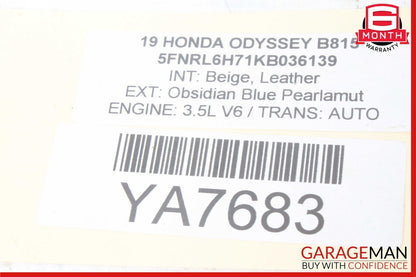 18-22 Honda Odyssey Rear Right Blind Spot Monitor Radar 36930-THR-A01 OEM