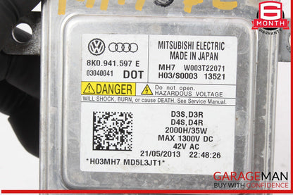 13-16 Audi A4 Front Left Driver Side Head Light Xenon HID Ballast Module OEM