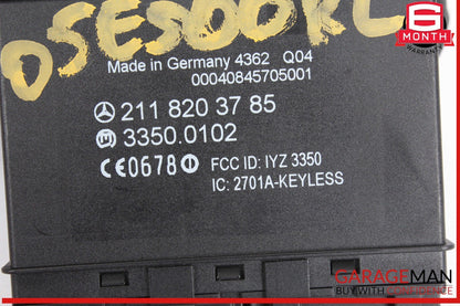 03-11 Mercedes W211 E500 Rear Right Side Door Keyless Go Control Module Unit OEM