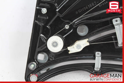 10-17 Mercedes W207 E350 Coupe Rear Right Door Window Regulator Frame w/o Motor