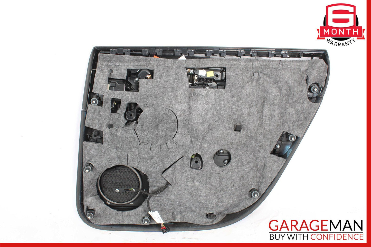 11-17 Audi A8 Interior Door Panel Rear Left Driver Side Black OEM