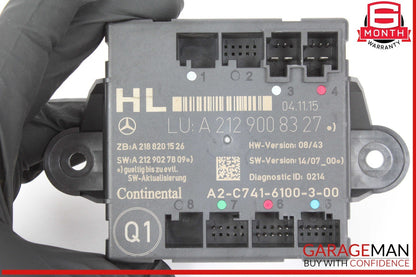 08-18 Mercedes W212 E350 C250 Rear Left Side Door Control Module Unit OEM