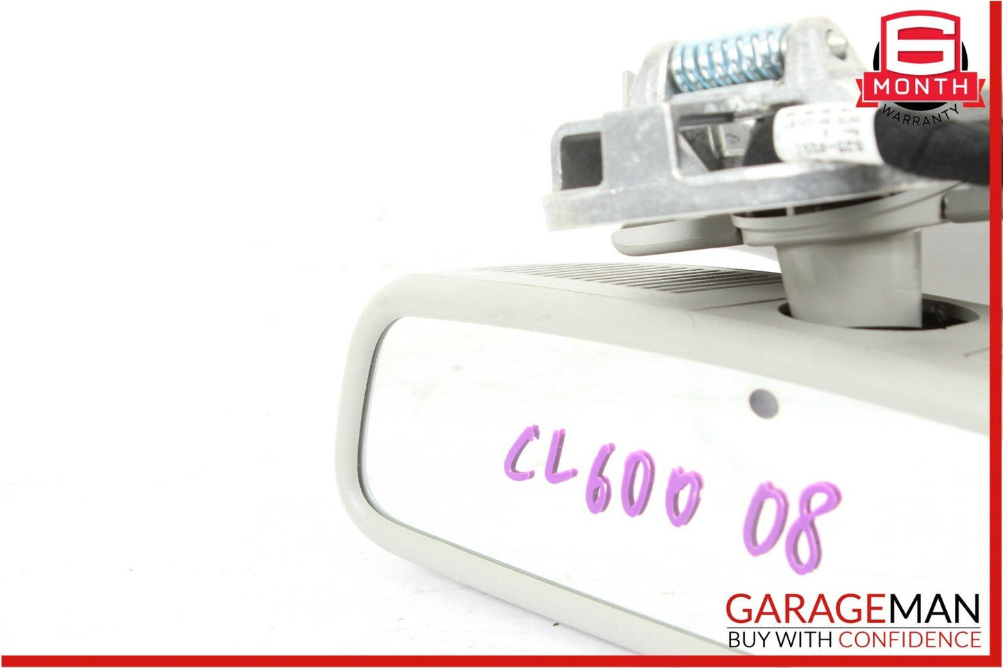 07-10 Mercedes W216 CL550 CL600 CL65 AMG Interior Upper Rear View Mirror Gray