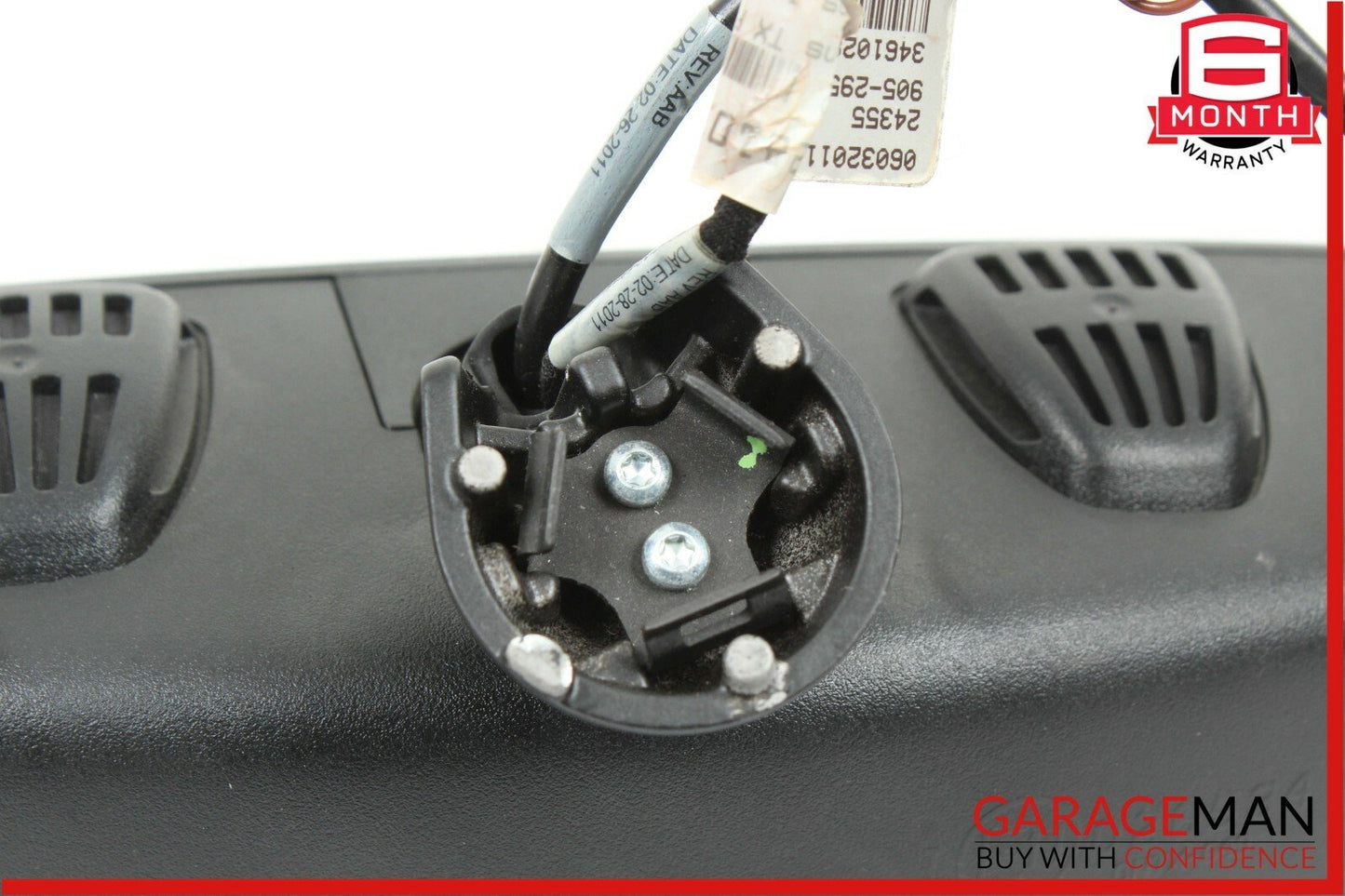 12-16 Mercedes R172 SLK350 Auto Dim Dimming Rear View Mirror Homelink Black OEM