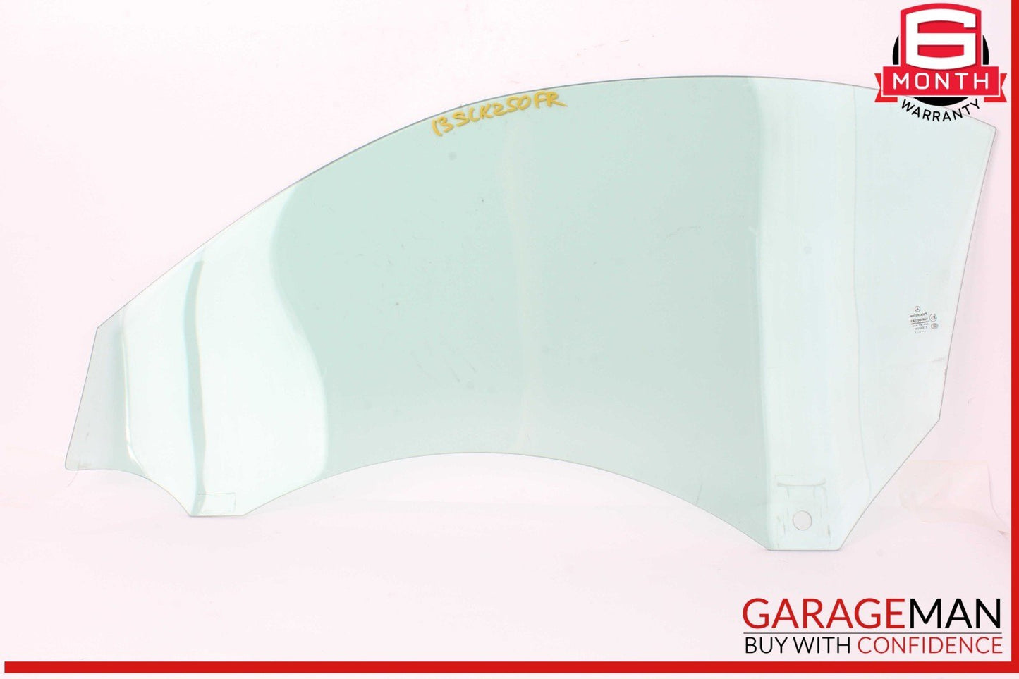 12-20 Mercedes R172 SLK250 Front Right Passenger Side Door Window Glass OEM