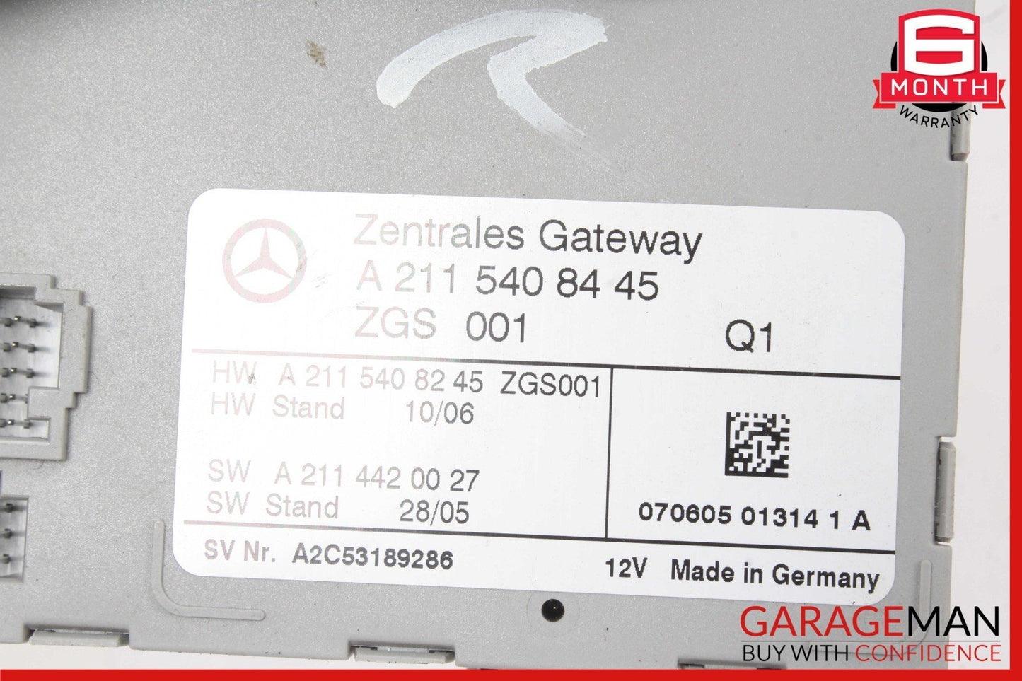03-11 Mercedes W211 E350 E550 Central Gateway Control Module 2115408445 OEM
