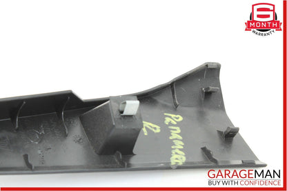 10-15 Porsche Panamera 970 Front Right Side Upper Pillar Trim Panel Black OEM
