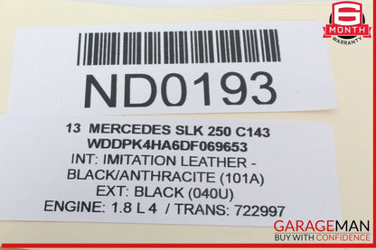 08-20 Mercedes R172 SLK250 Headlight Fog Light Switch Control Module OEM