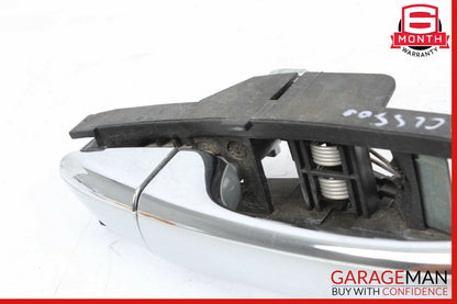 06-11 Mercedes W219 CLS500 Rear Right Side Exterior Door Handle Iridium Silver