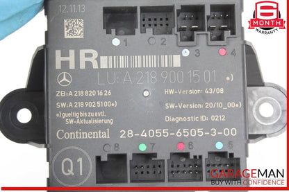 08-18 Mercedes W204 C250 Rear Right Passenger Side Door Control Module Unit OEM