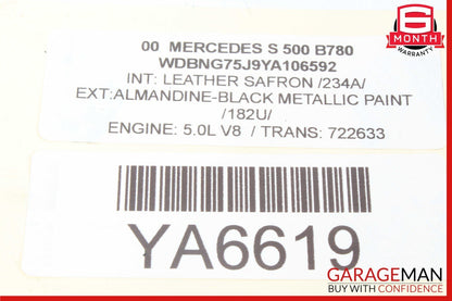 00-06 Mercedes W220 S500 CL500 Rear Left / Right Suspension Upper Control Arm
